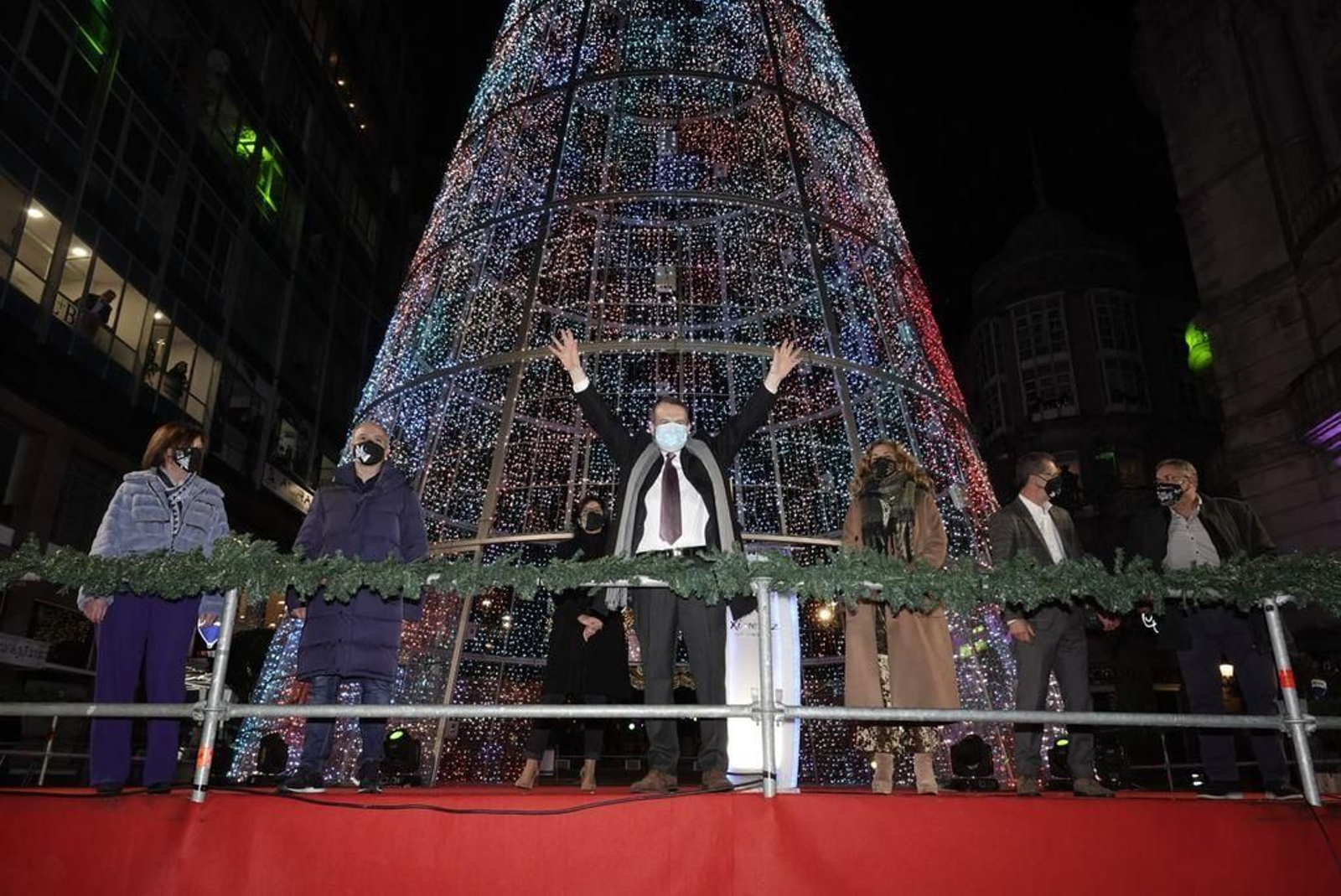 Encendido de las luces de la Navidad en Vigo // Vicente