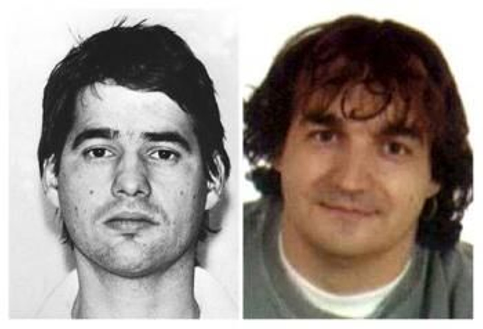 Fotografías de archivo de los dos miembros de ETA, Antonio Troitiño Arranz (i) e Ignacio Lerín Sánchez (d).