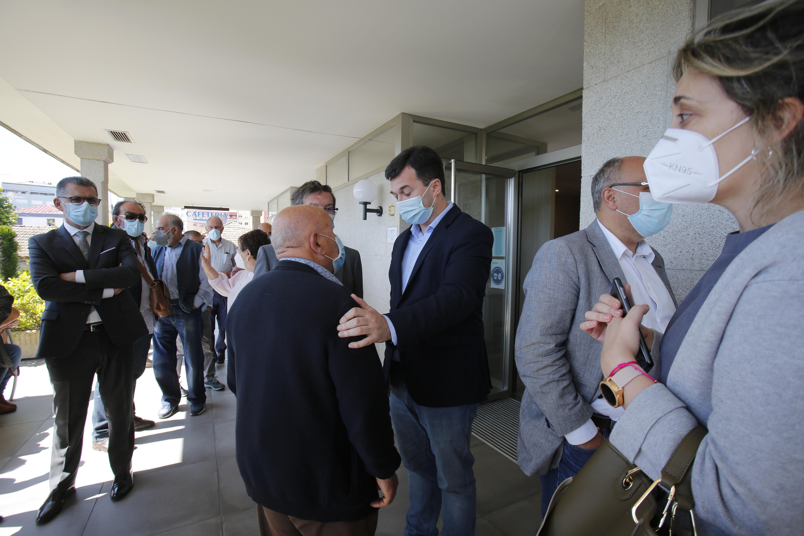 El portavoz del PSdeG en el Parlamento de Galicia, Gonzalo Caballero.