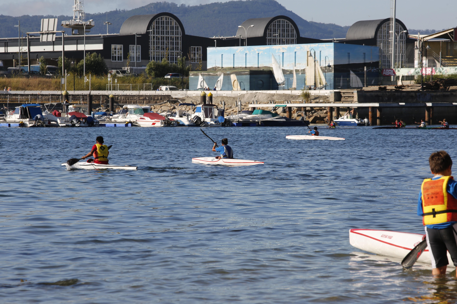 La jornada de entrenamiento especial de la mano de +Deporte Atlántico y el club de piragüismo Kayak Vigo