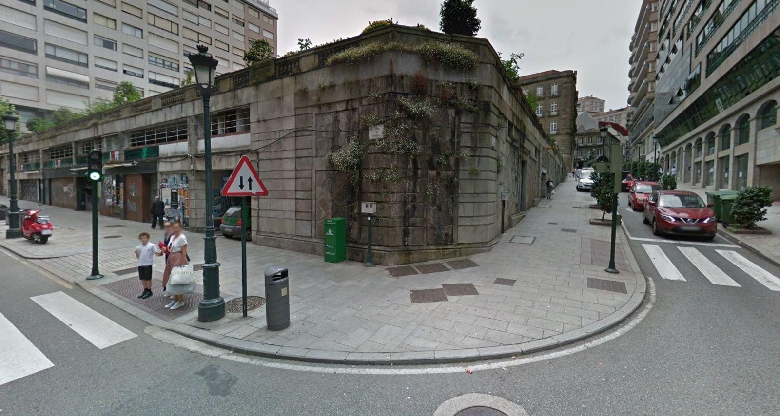 El parking de Plaza de Portugal