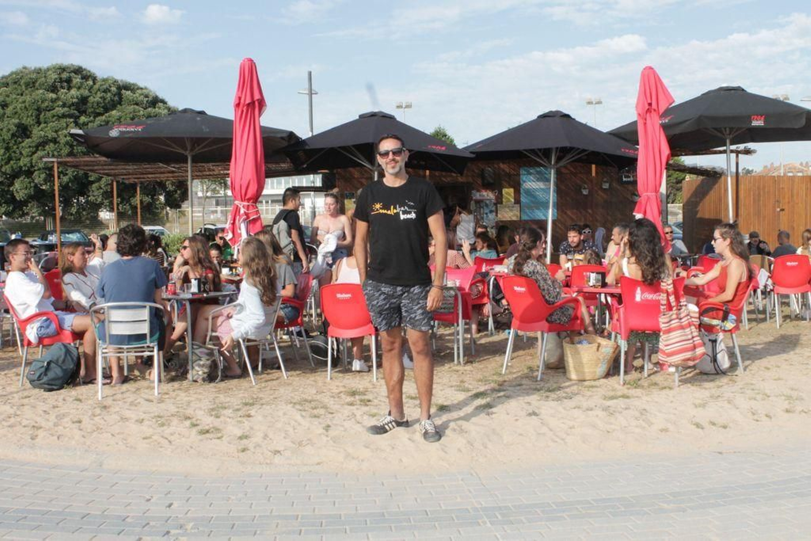 Abel Pereira del chiringuito 'Malabar Beach' de 2019, Panxón.