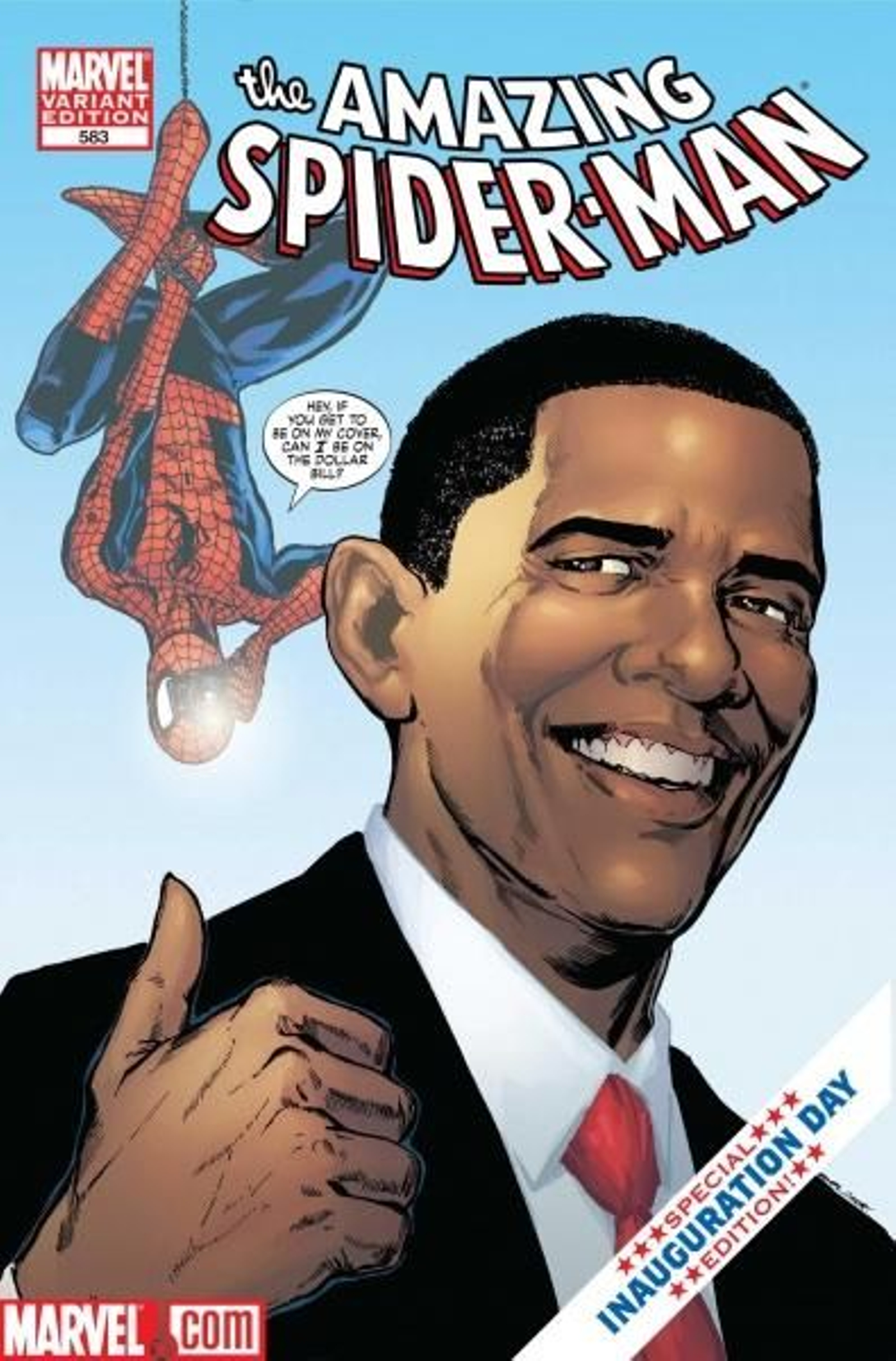 Barack Obama, en la portada del cómic. (Foto: EFE)