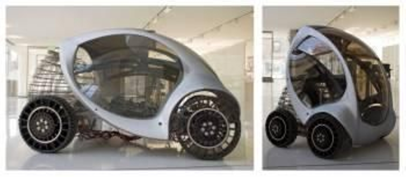 Antes y después del prototipo plegable desarrollado en Estados Unidos y que circulará en 2014 por Barcelona y Vitoria (Foto: M.I.T.)