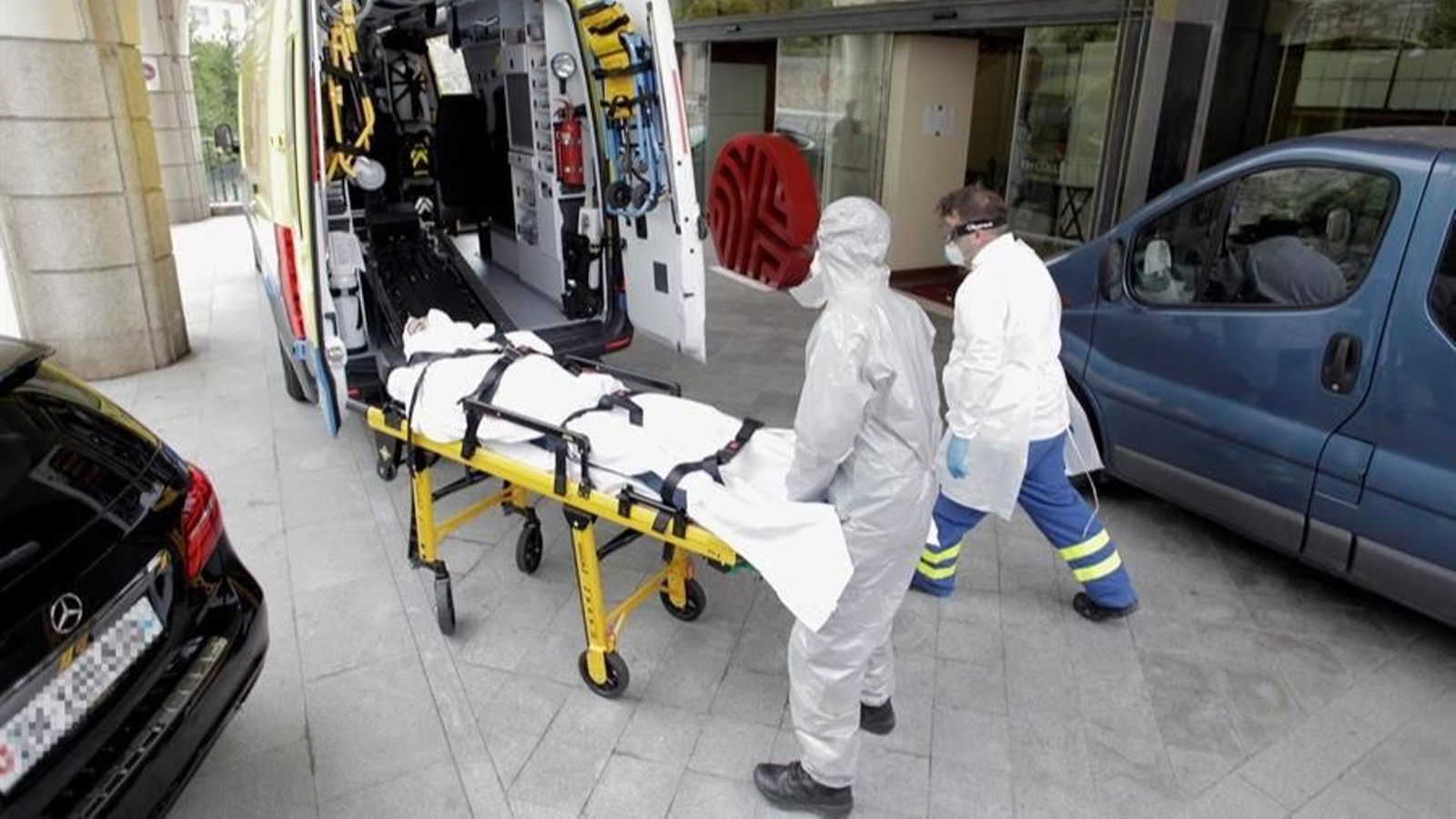 Un jugador del Fuenlabrada que se sintió indispuesto fue trasladado este viernes a un hospital de A Coruña