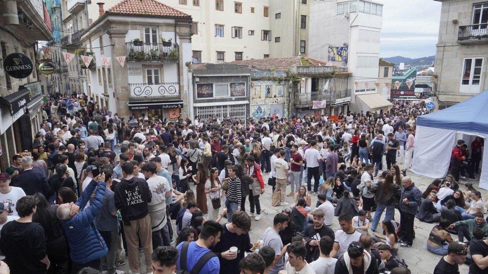 Ambiente en la fiesta de la Reconquista.