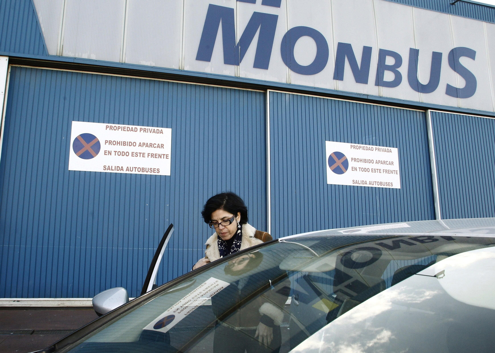 De Lara, en uno de los registros en la sede de la empresa Monbus, propiedad de Raúl López.