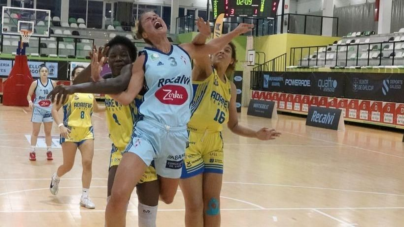 Davydova, una de las destacadas ayer en el Celta, en un partido anterior.