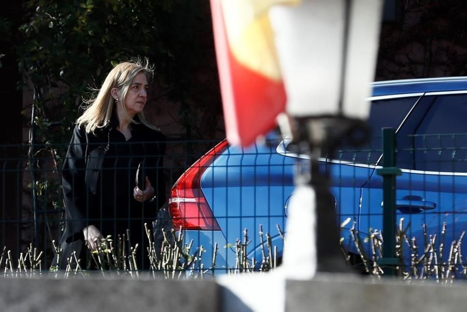 La infanta Cristina asiste este jueves la capilla ardiente de su tía, la infanta Pilar