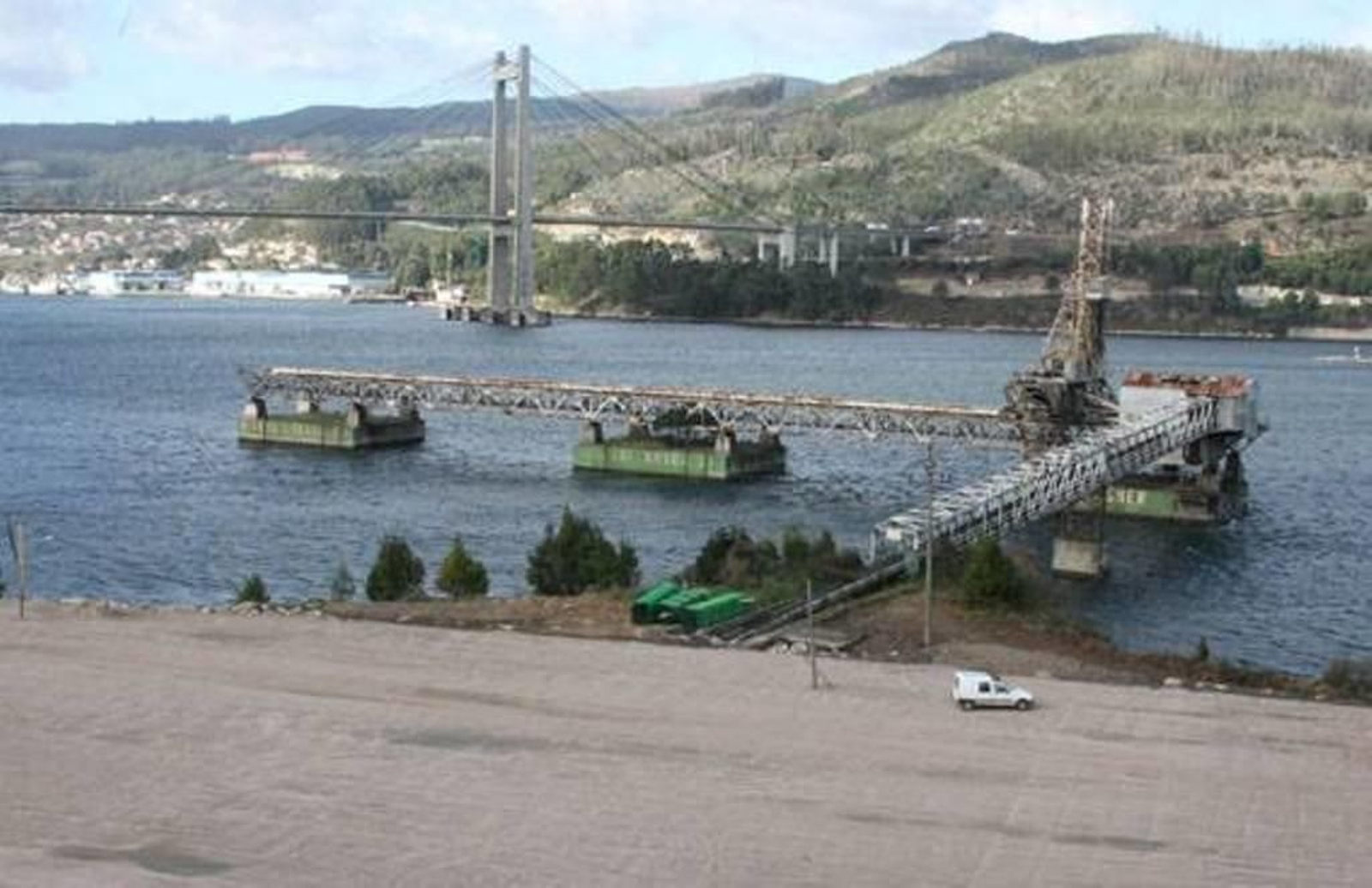 El cargadero de mineral de Rande