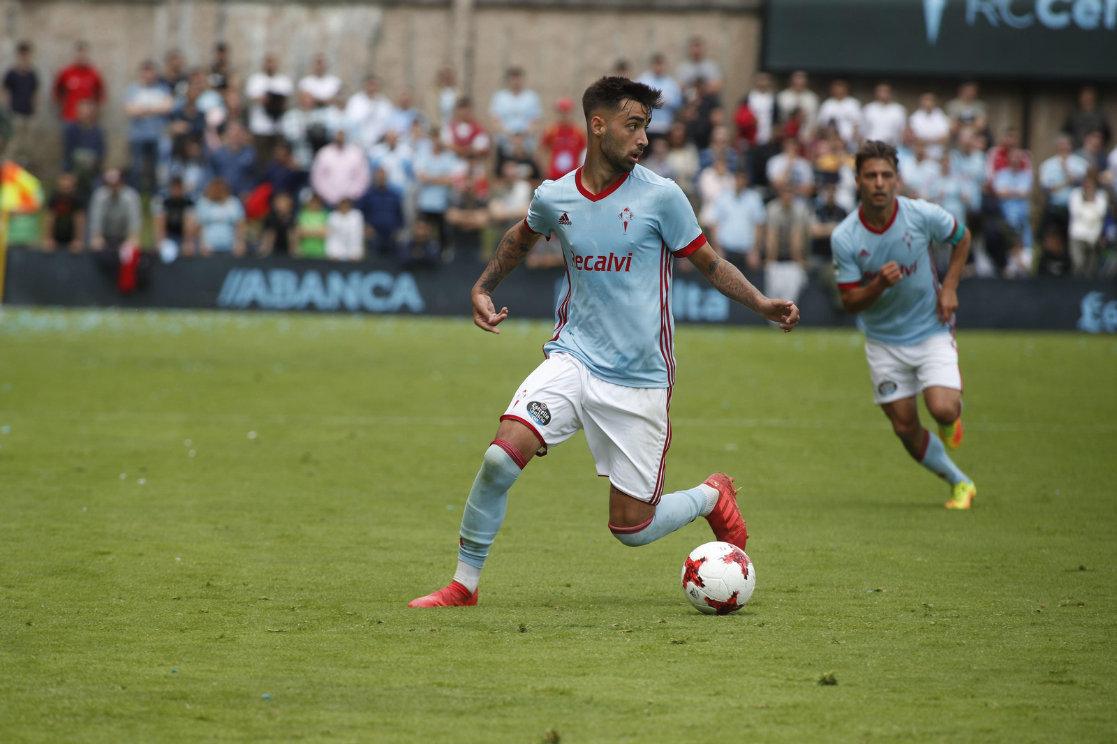 Brais volverá a jugar con el Celta B este domingo.