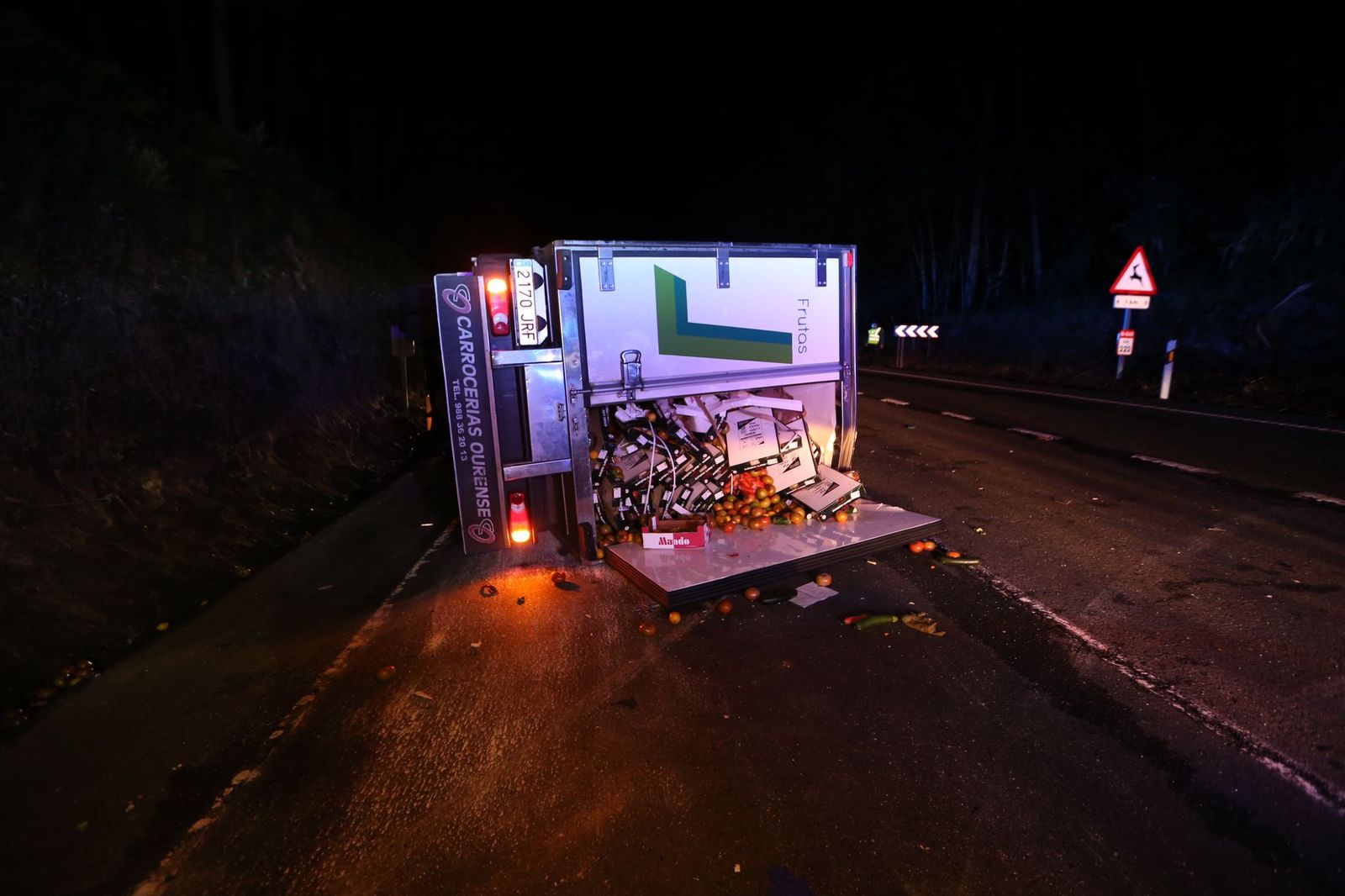Tres muertos en un accidente de tráfico en Caldas de Reis // Alberte
