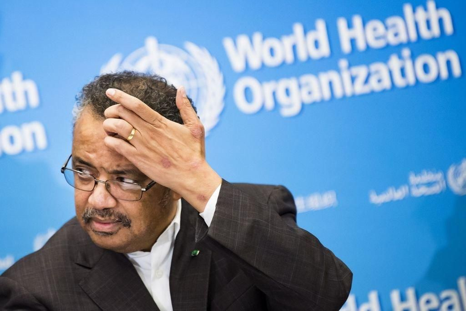 Tedros Adhanom Ghebreyesus, director general de la OMS, en el anuncio de la emergencia.