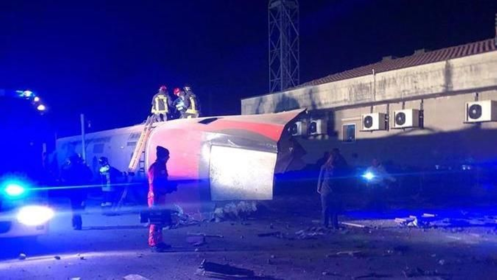 El tren de alta velocidad que recorría el trayecto Milano-Salerno (norte de Italia)