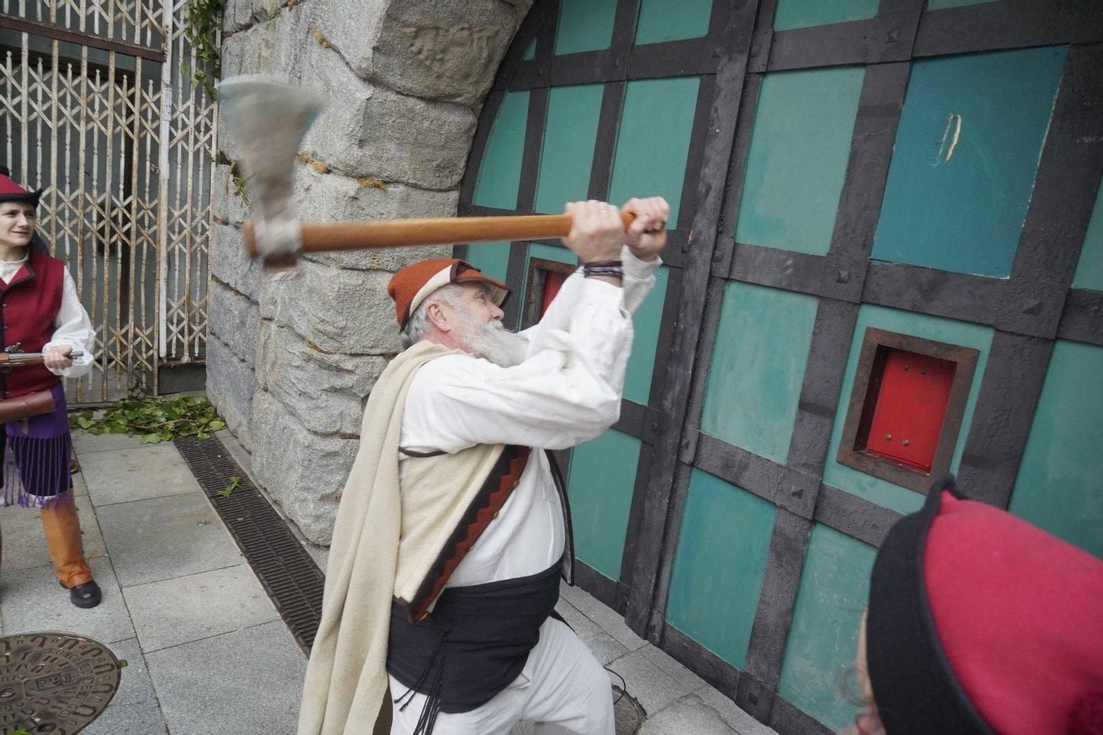 Representación de la Reconquista de Vigo 2024.