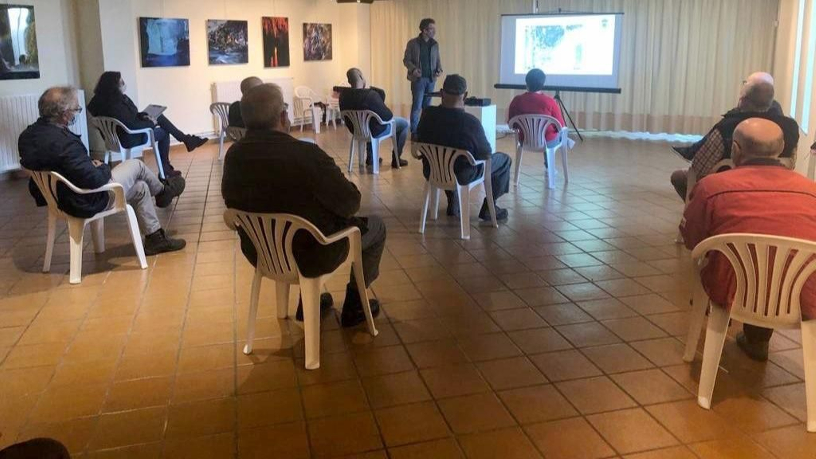 Un momento del acto de presentación del plan elaborado en colaboración con entidades del municipio.