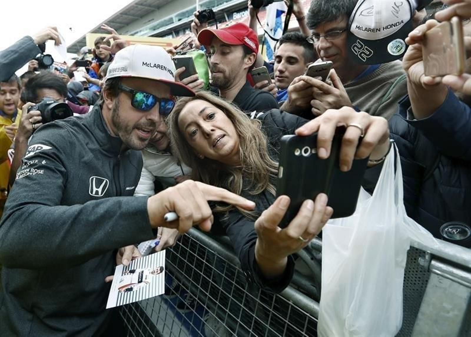 El piloto español de McLaren-Honda, Fernando Alonso