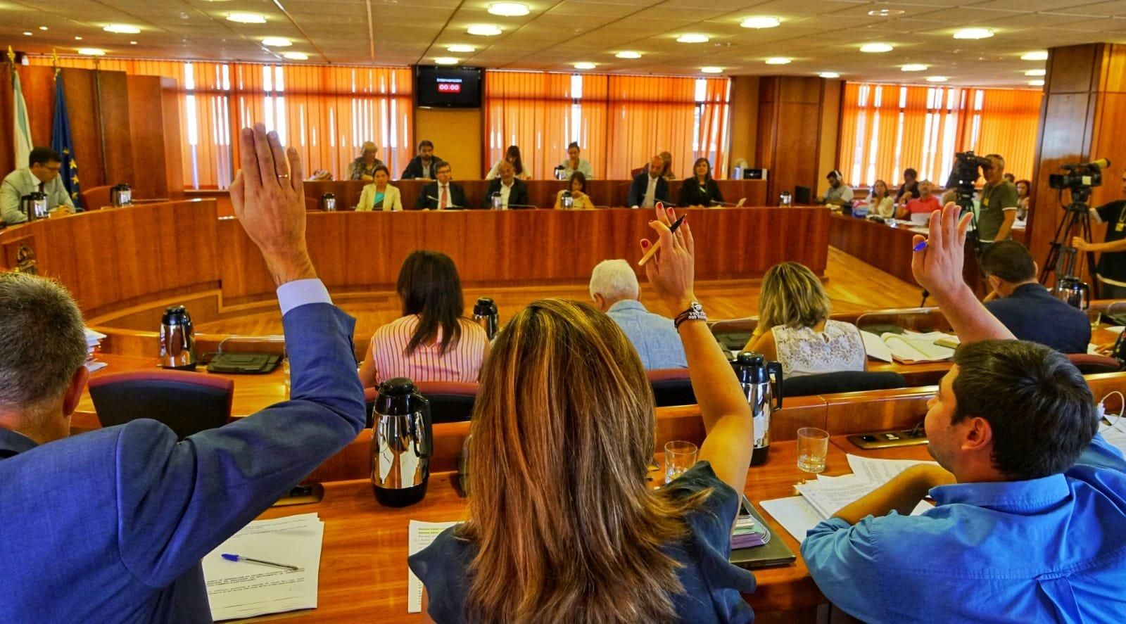 El pleno de Vigo esta mañana // Vicente