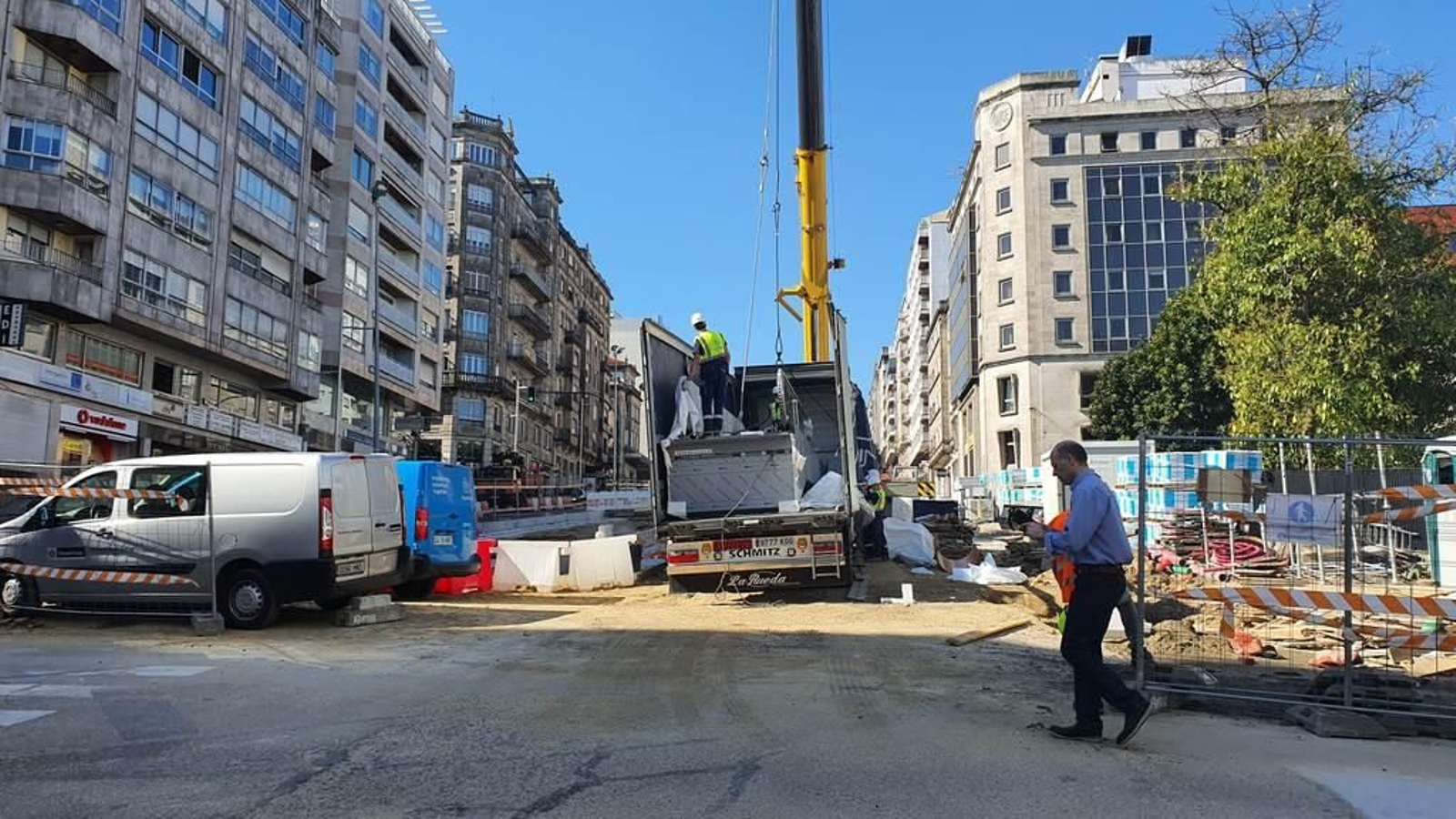 Las rampas de Gran Vía se dejan ver