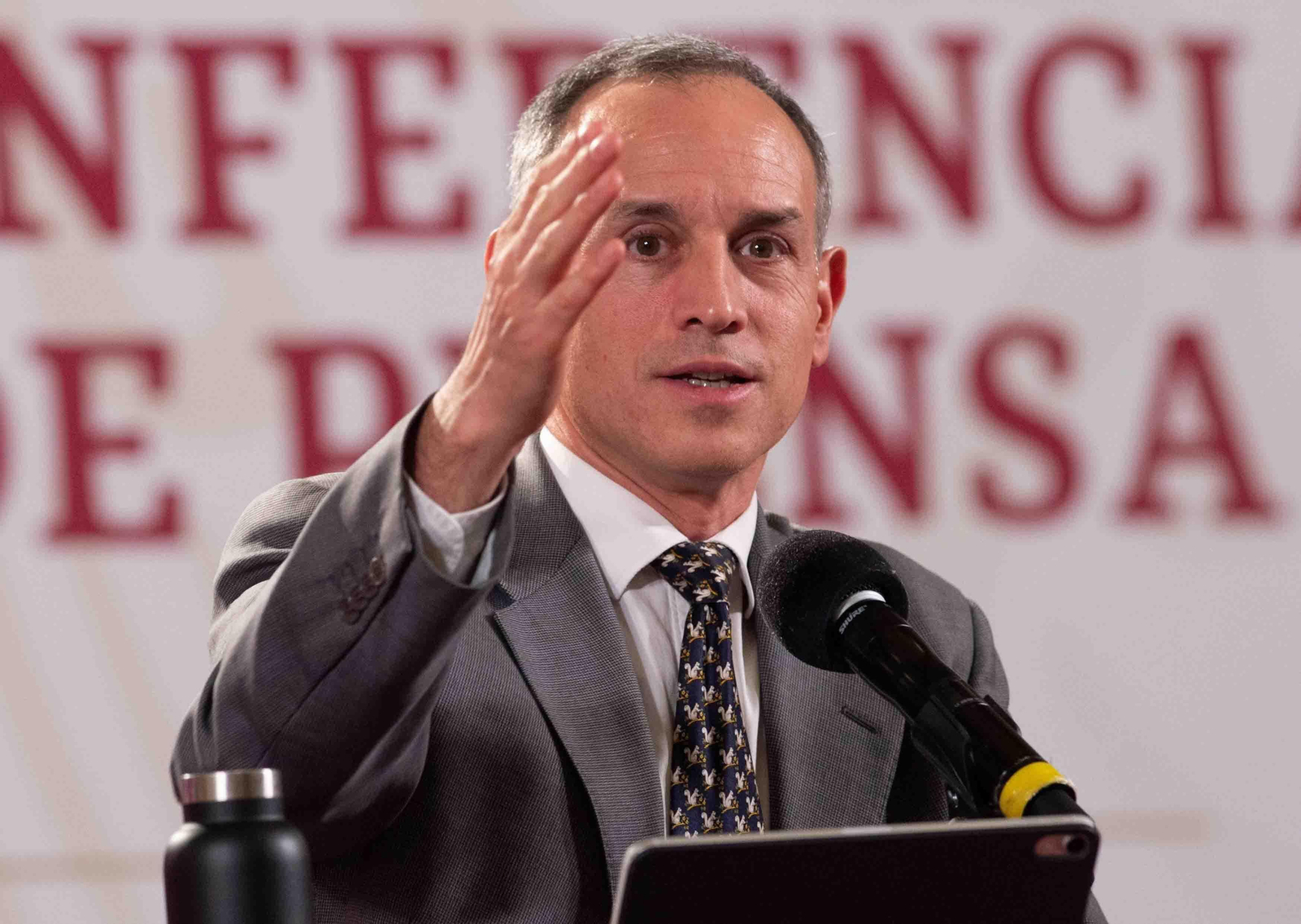 El subsecretario de Prevención y Promoción de la Salud de México, Hugo López-Gatell. EFE/ Presidencia de México