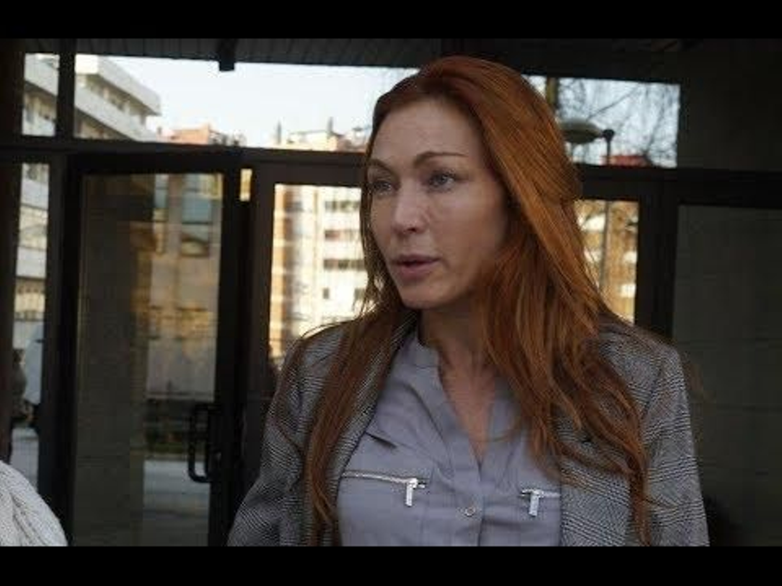 Declaraciones de Silvia Fominya a las puertas del juzgado de Vigo