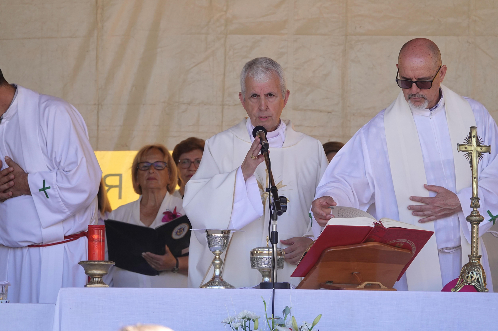 La misa solemne en el Pazo de San Roque.