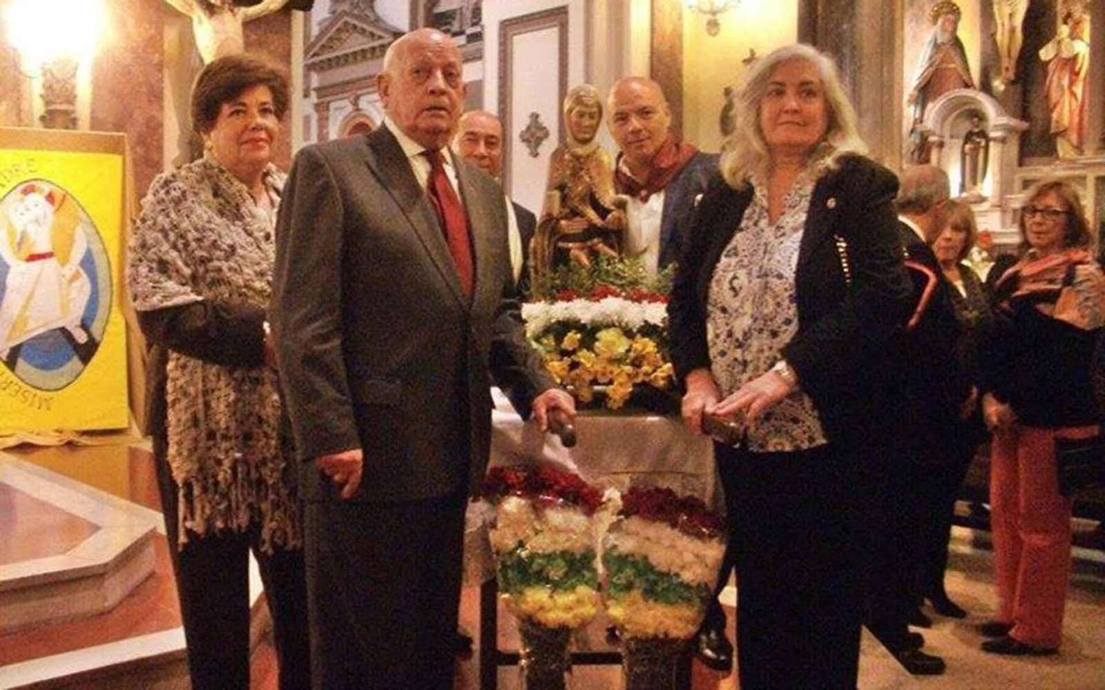 En el centro de la foto Ambrosio Romero Diez (Q.E.P.D.)