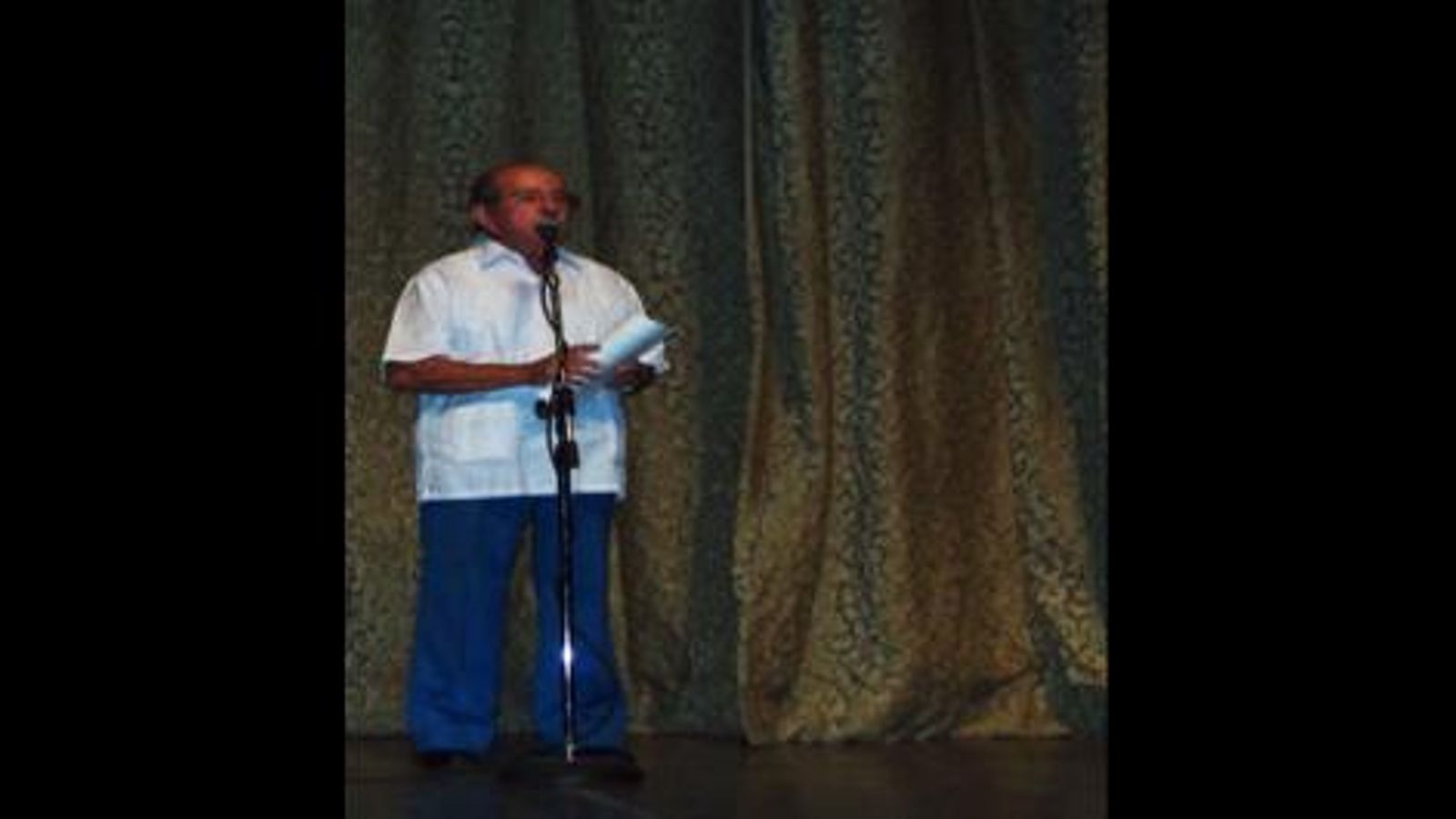 Manolo, Manuel Pérez Suárez, (QEPD), en el primer festival