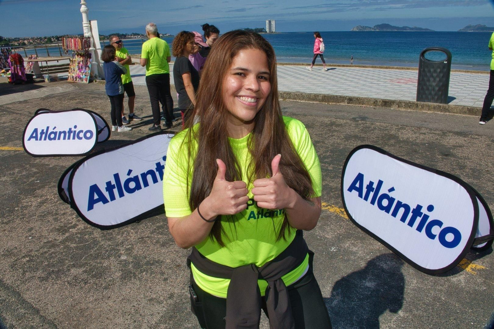 Sesión de taichí de +Deporte Atlántico en Samil.