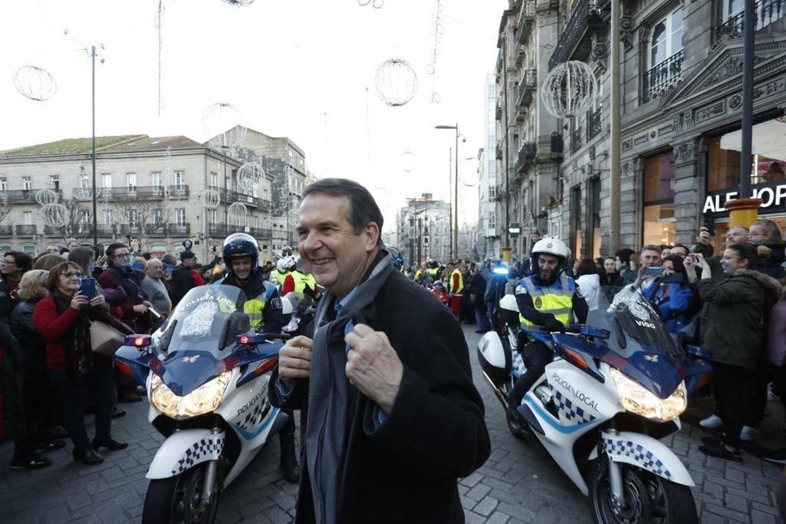 La papanoelada motera toma las calles de Vigo 117