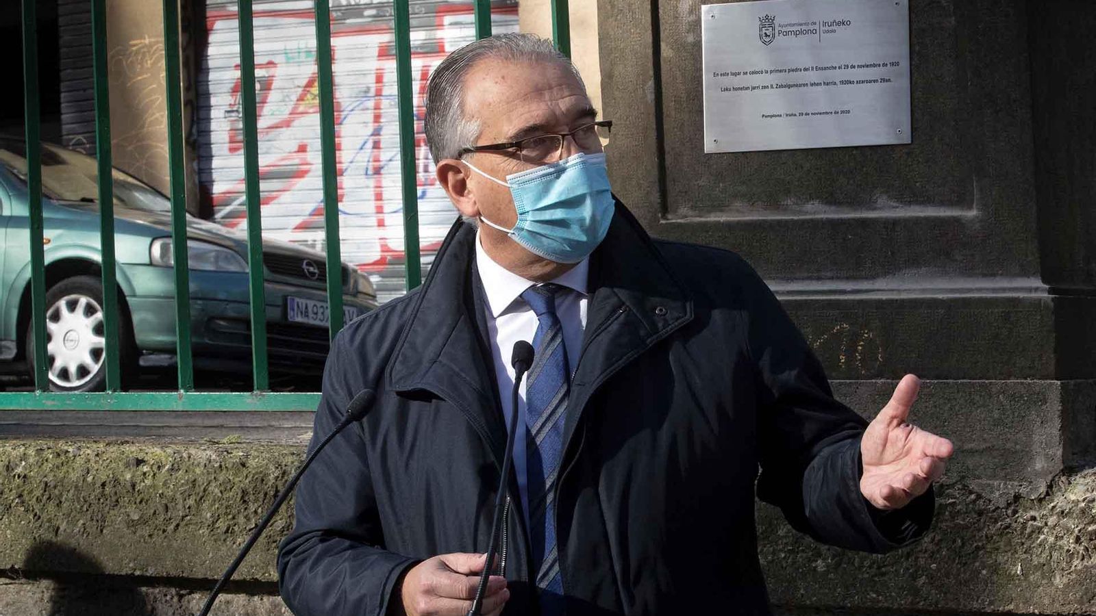 El alcalde de Pamplona, Enrique Maya. EFE/ Villar López/Archivo 