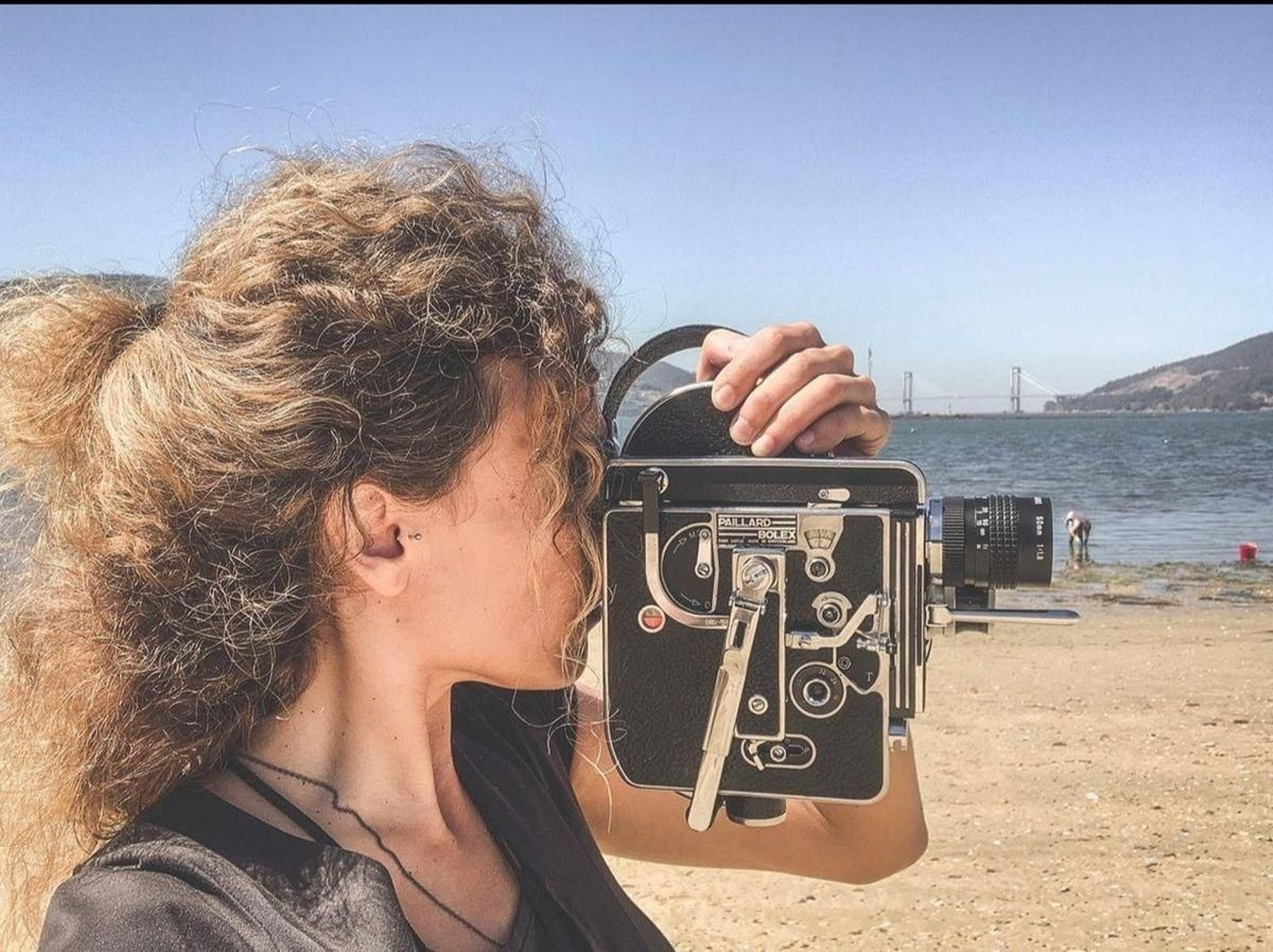 Diana Toucedo, durante el rodaje de la película.