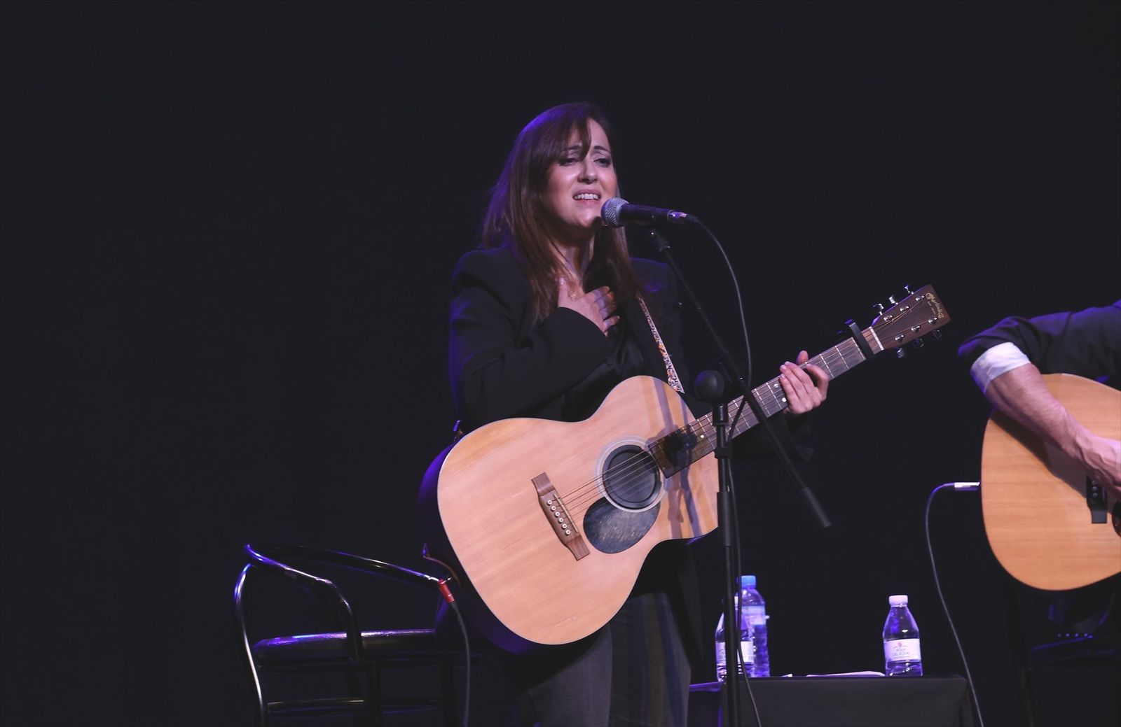 Nena Daconte, durante un concierto. // E.P.