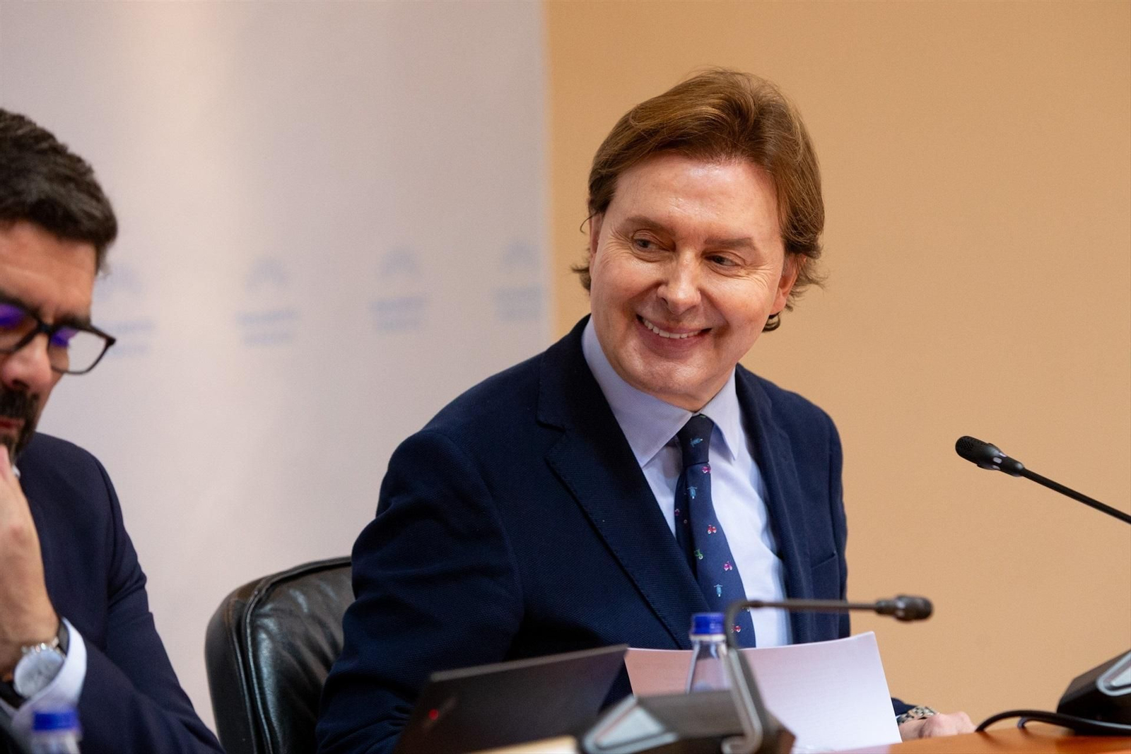 Jesús Gamallo, en una imagen de archivo durante una comparecencia ante la Comisión Institucional del Parlamento.