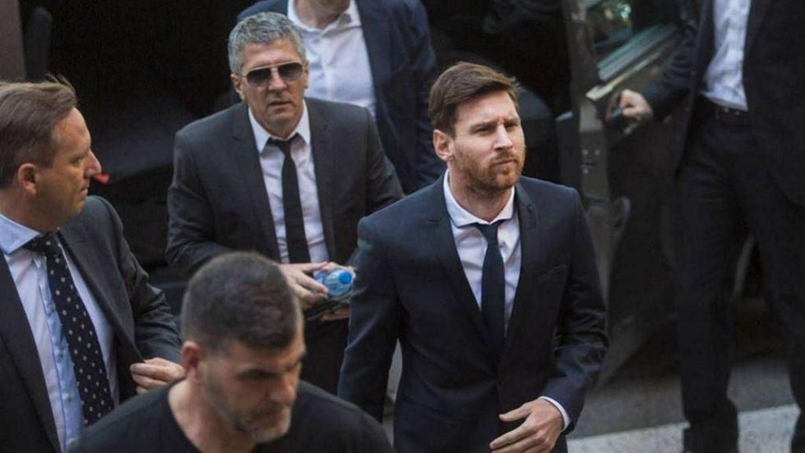 Jorge y Lionel Messi, en el juicio que se siguió contra ambos por fraude fiscal en 2016.