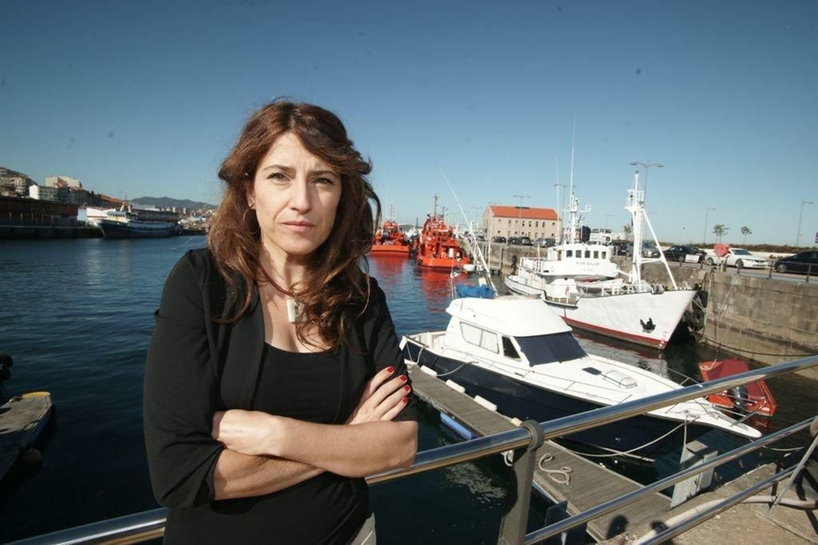 Luz Baz es inspectora de barcos para la ITF desde hace diez años para la región noroeste de España.