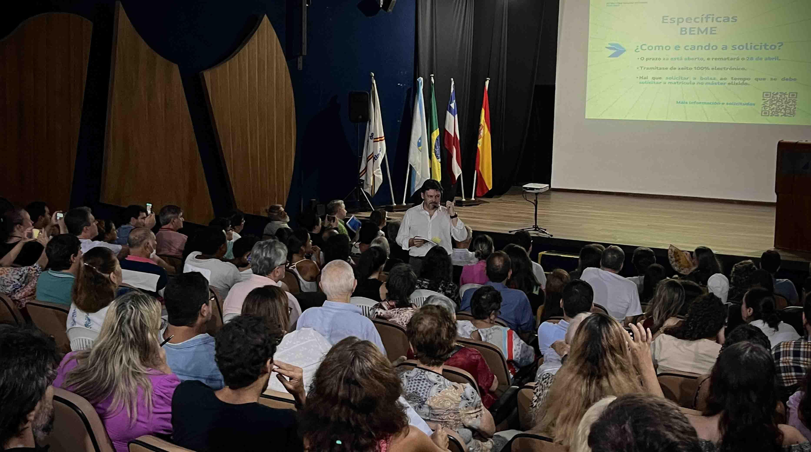 Antonio Rodríguez Miranda presentó en Salvador de Bahía la Estrategia Galicia Retorna 2023-2026