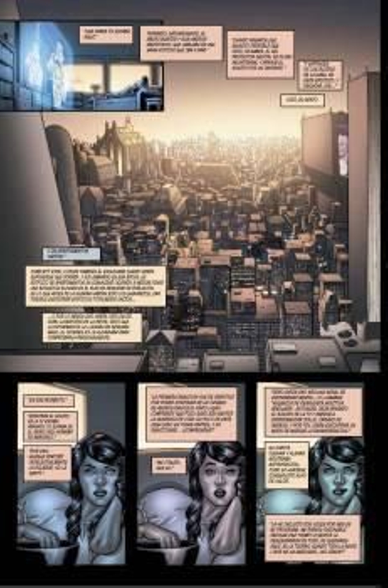 Cómic 'Sueñan los androides con ovejas eléctricas' del Tony Parker