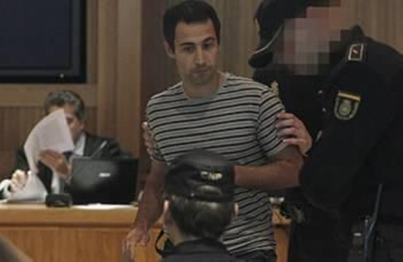 Andoni Otegi, durante el juicio celebrado el 4 de noviembre (Foto: AGENCIAS)