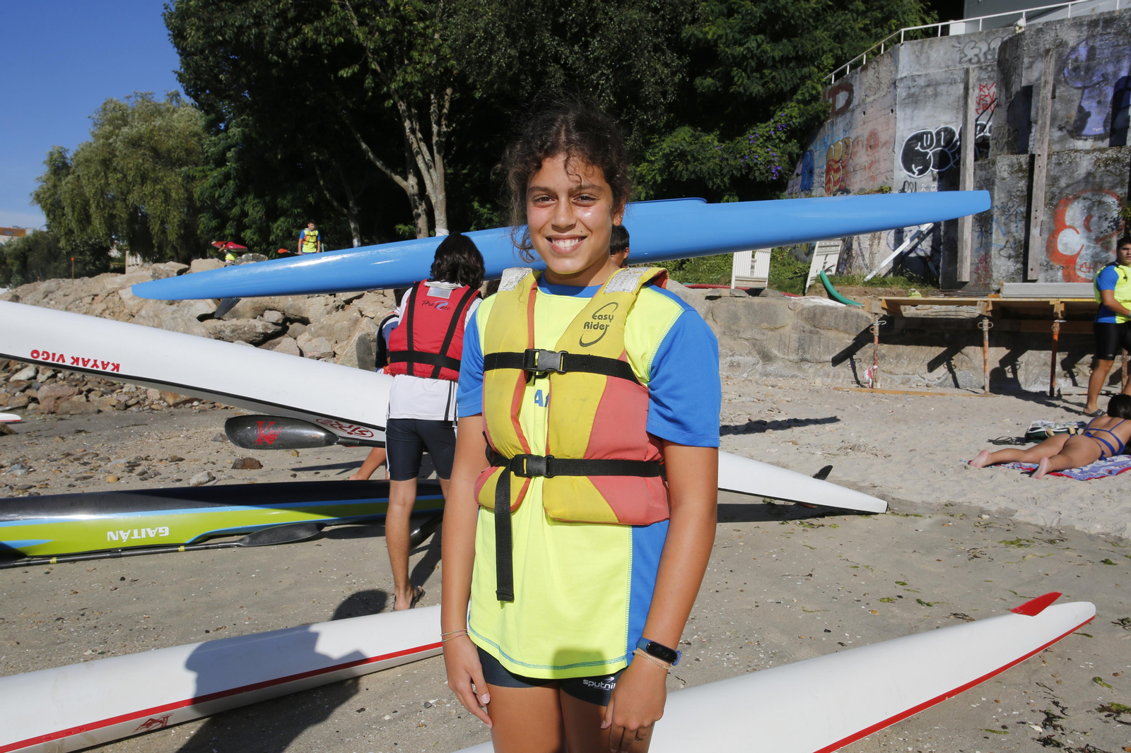 La jornada de entrenamiento especial de la mano de +Deporte Atlántico y el club de piragüismo Kayak Vigo