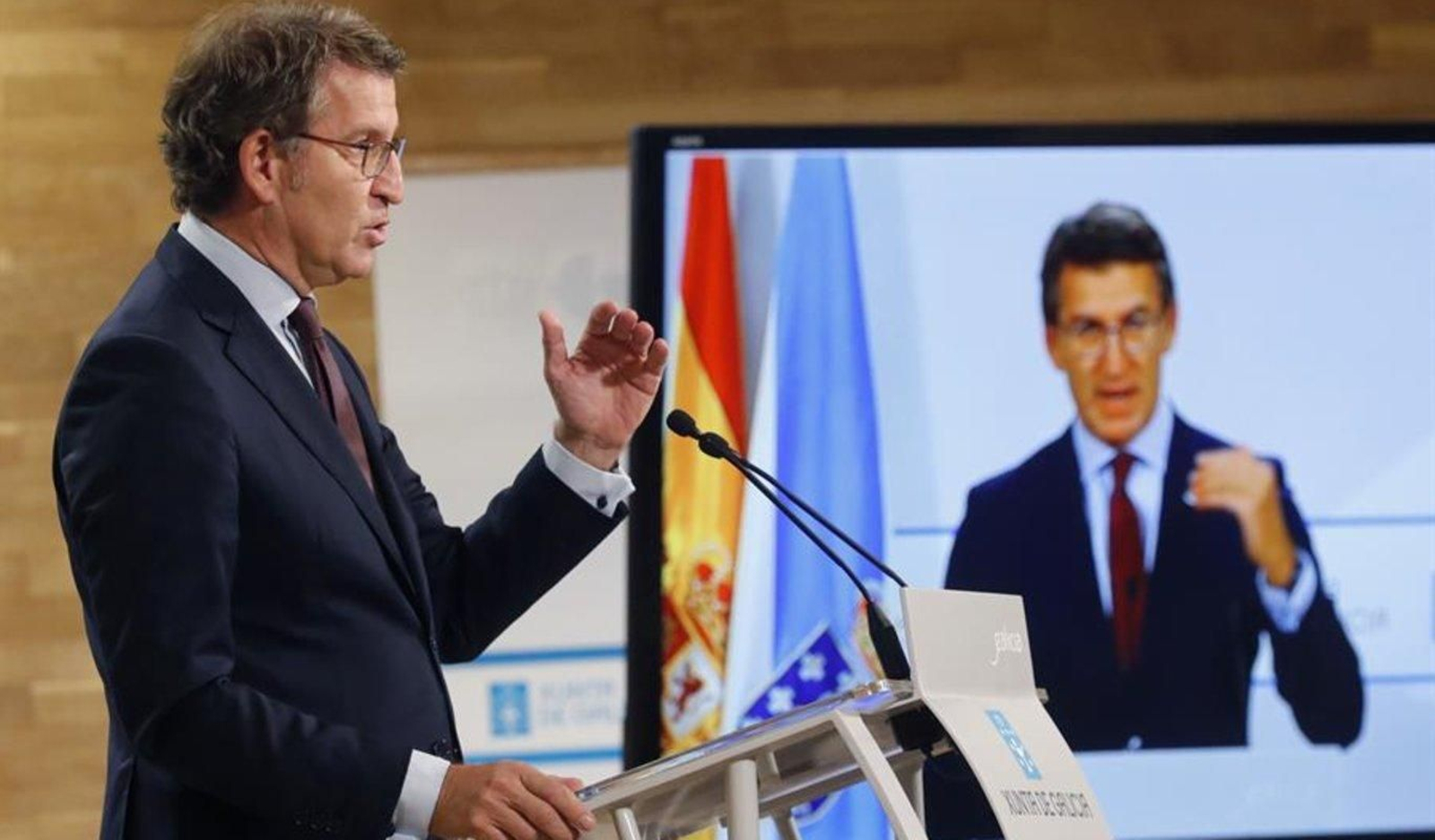 El presidente, Alberto Núñez Feijóo