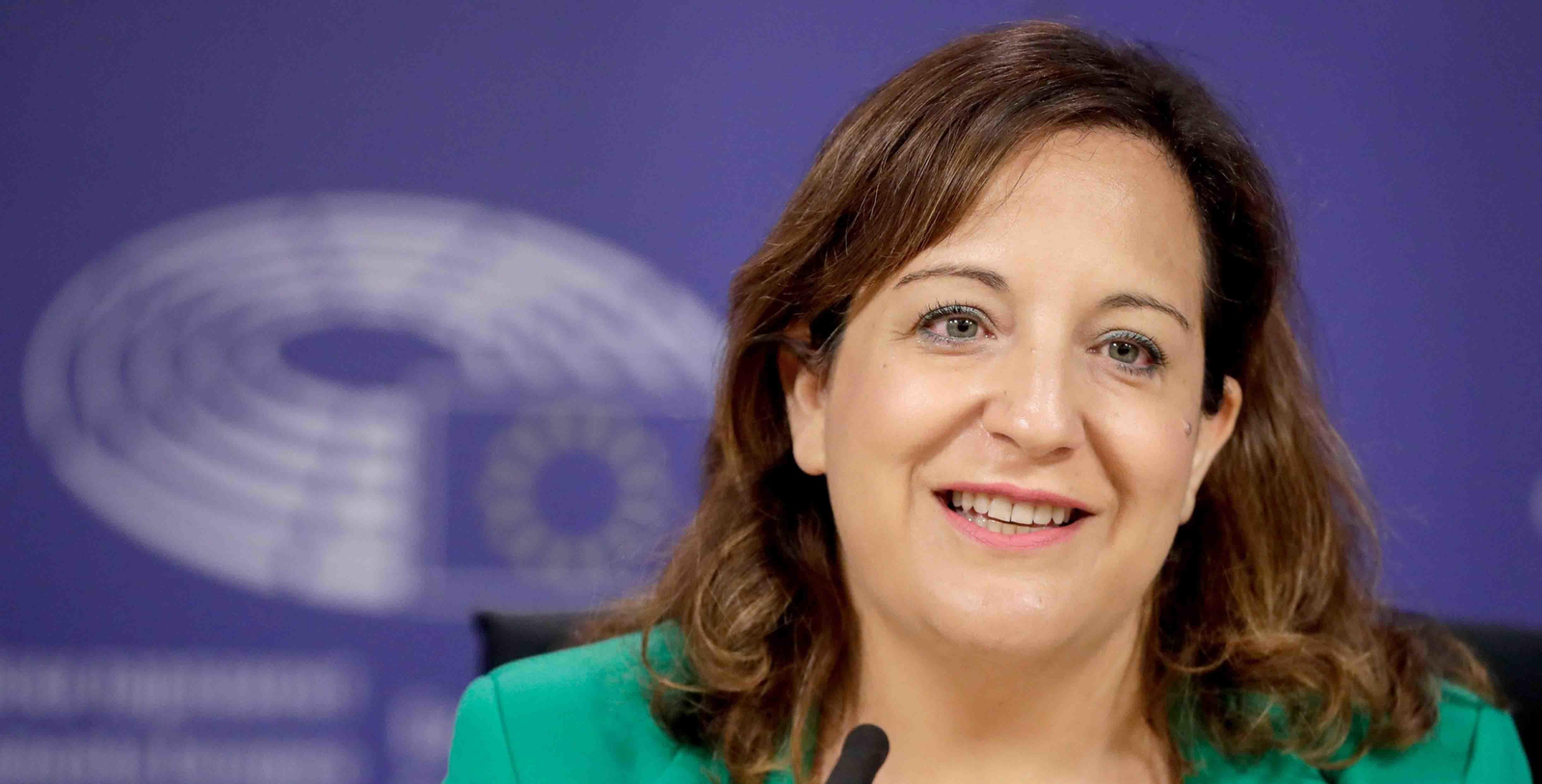 La eurodiputada socialista española Iratxe García Pérez, líder de la Alianza de Socialistas y Demócratas (S&D) en el Parlamento Europeo (PE). EFE/ Stephanie Lecocq