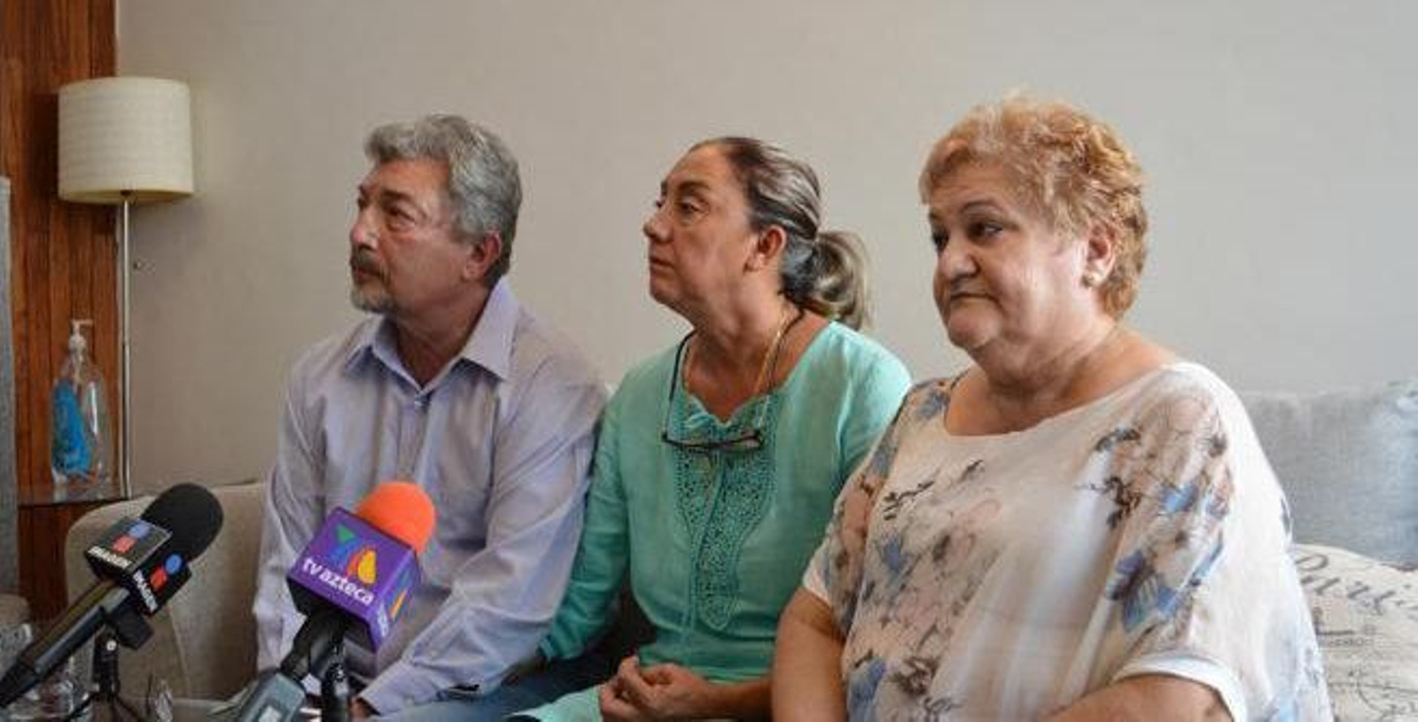 Los padres y la suegra de Pilar Garrido