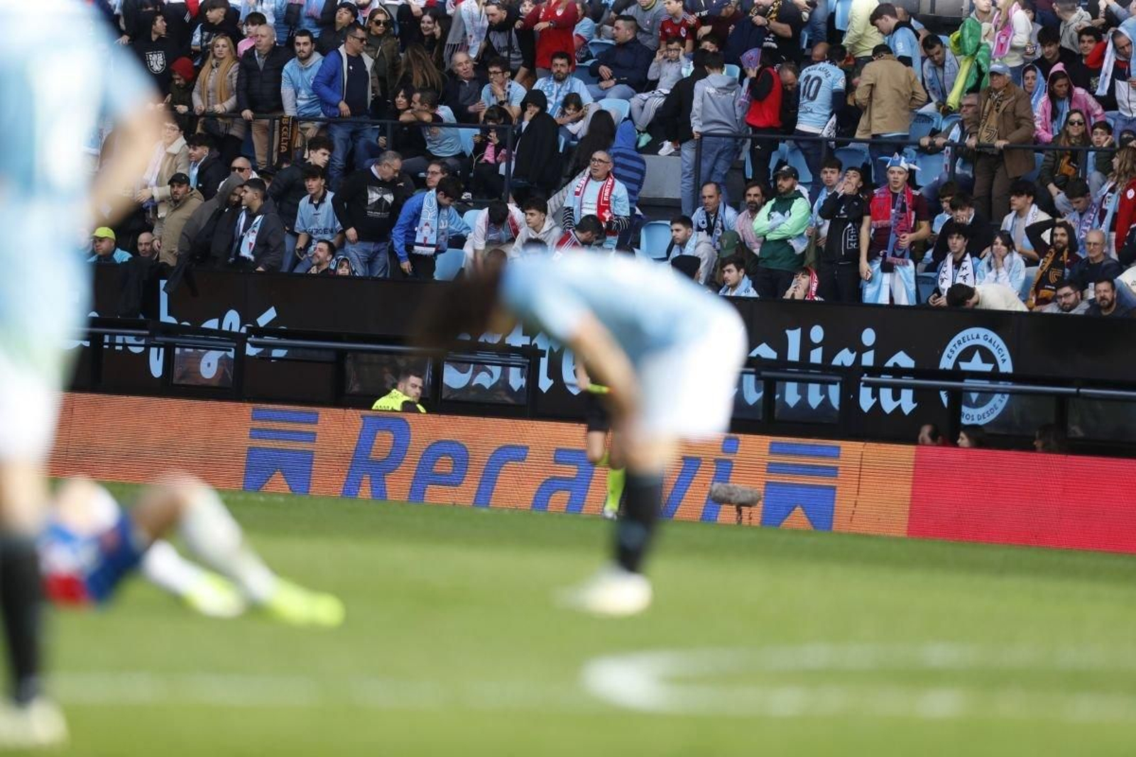 La grada de Balaídos ha tenido que lidiar con cuatro derrotas en los últimos ocho días.