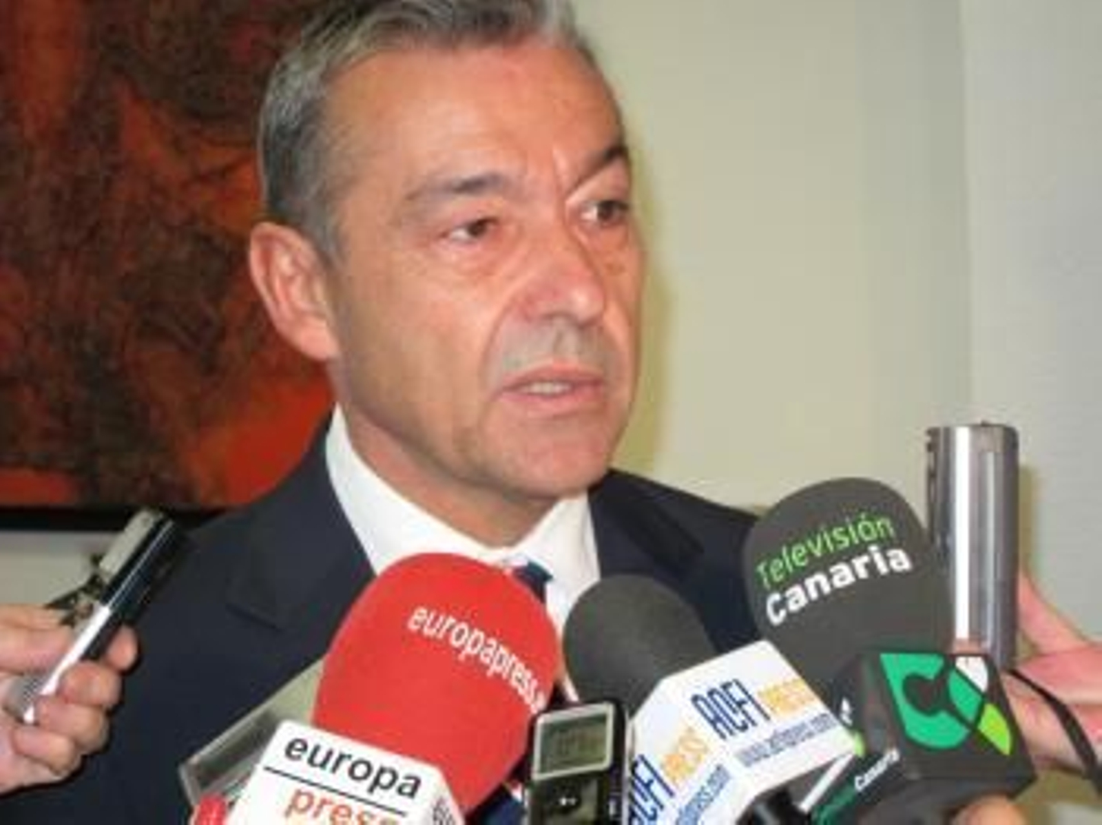 El presidente del Gobierno de Canarias, Paulino Rivero