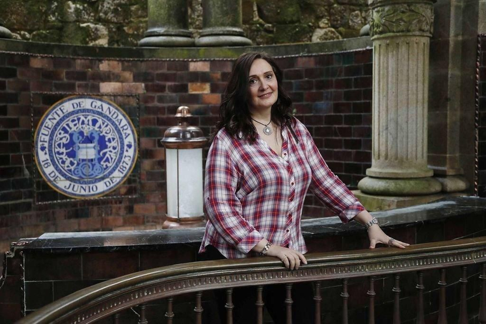 Mariela Estévez pasa unos días en el Balneario de Mondariz.