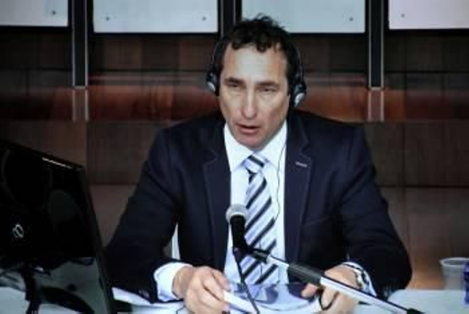 Wytse Huismans, capitán de la compañía Smit Salvage, durante su declaración en A Coruña. (Foto: CABALAR)