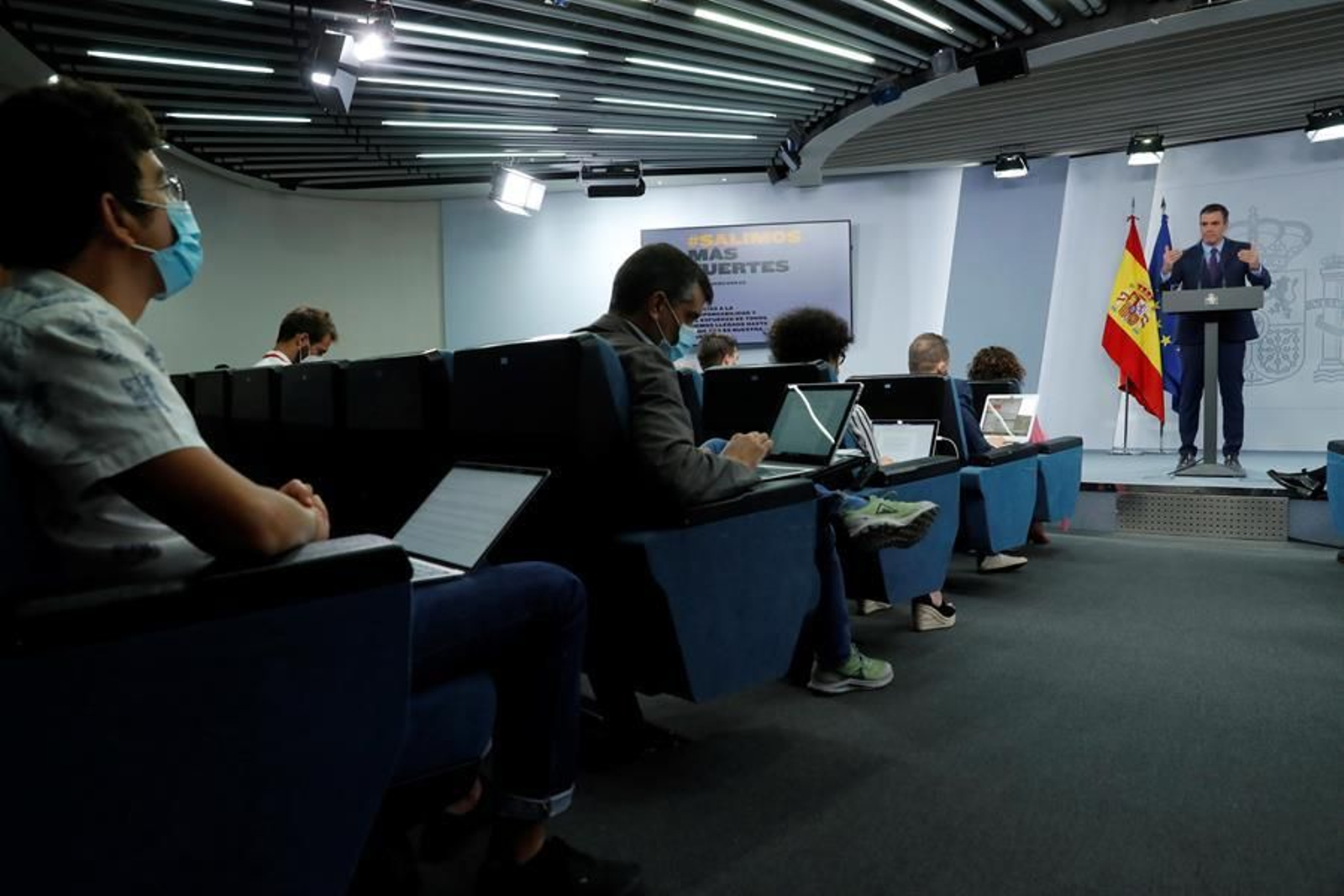 El presidente del Gobierno, Pedro Sánchez, ofrece la habitual comparecencia antes de las vacaciones.