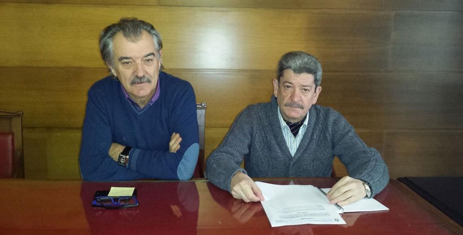 Responsables de la Asociación de Retornados del Ulla-Umia.