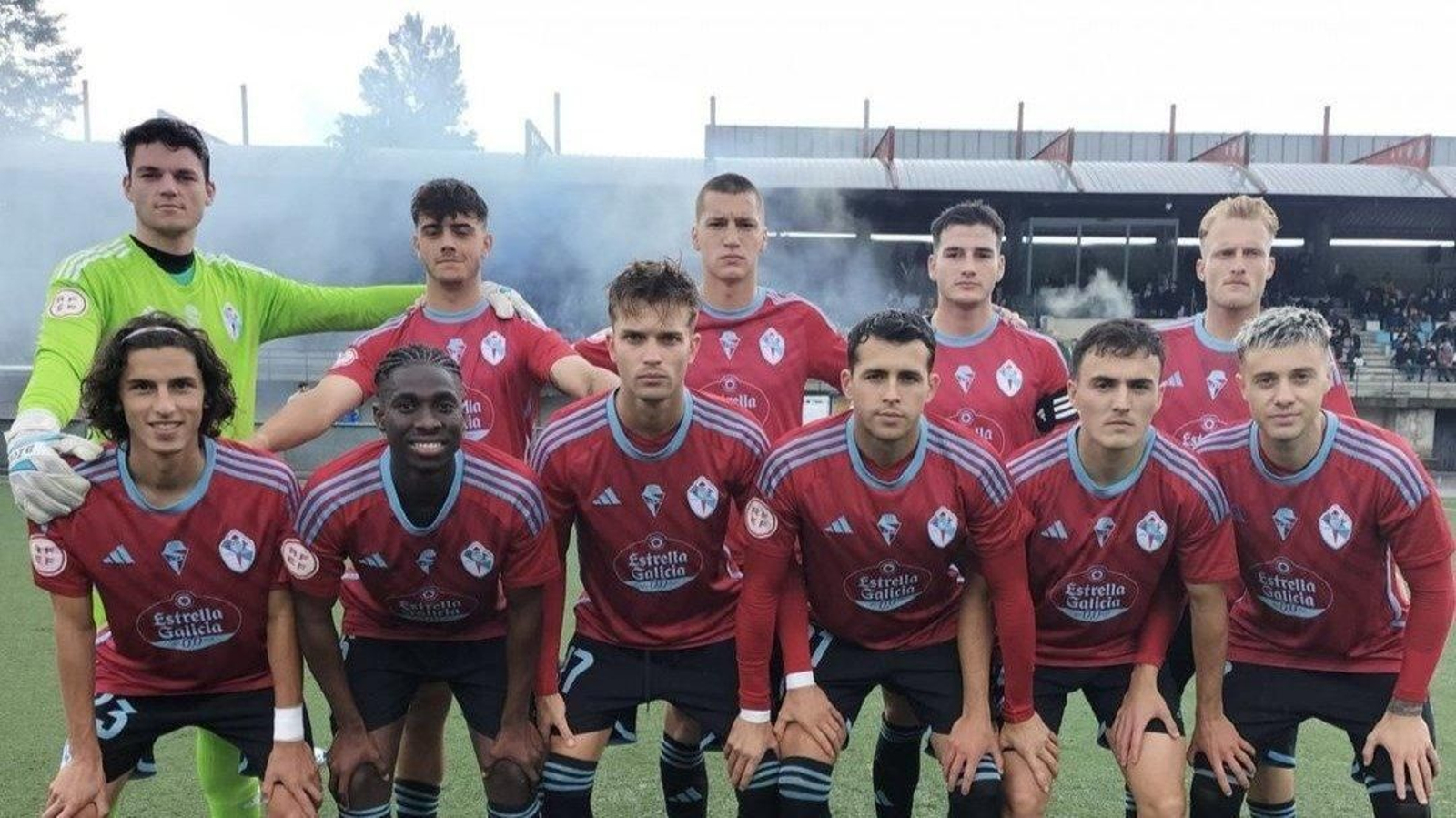 Los once jugadores por los que apostó ayer Luis Bonilla para el encuentro de ida en Sarria.